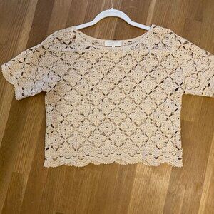 Sezane Dorine Top in Latte